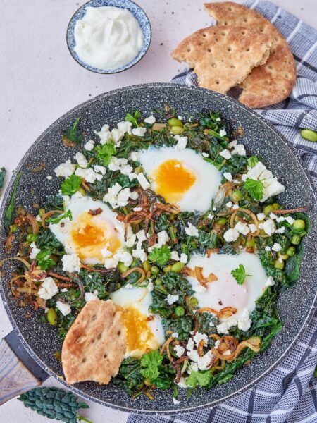 Roheline shakshuka