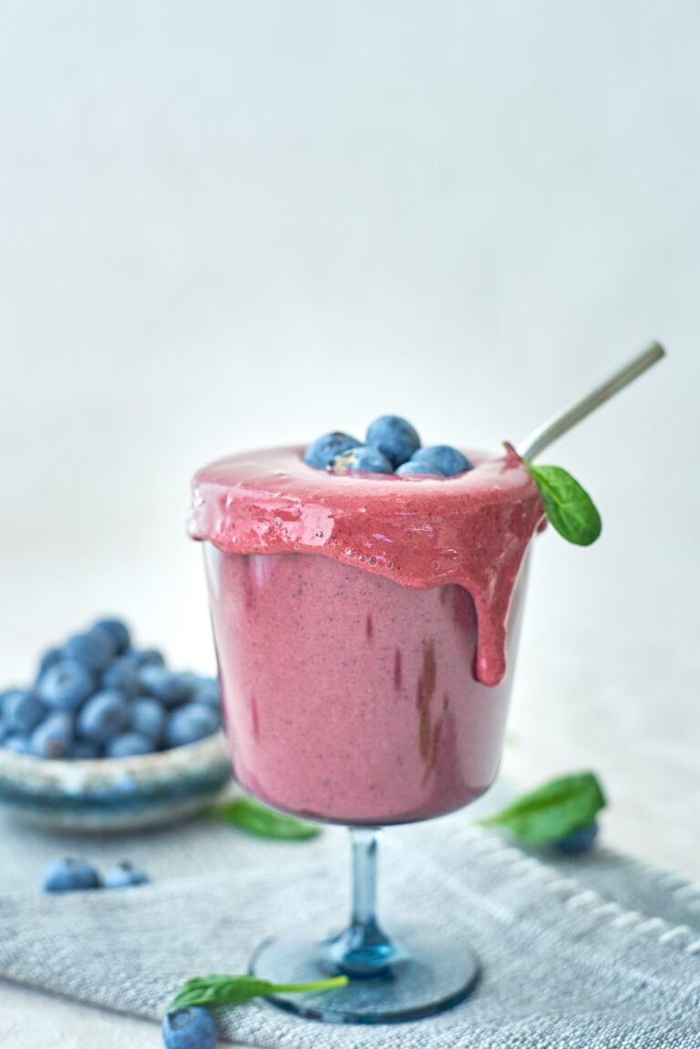 smuuti spinati ja mustikatega