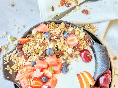 Eriti krõbe toortatramüsli parapähklite ja kõrvitsaseemnetega