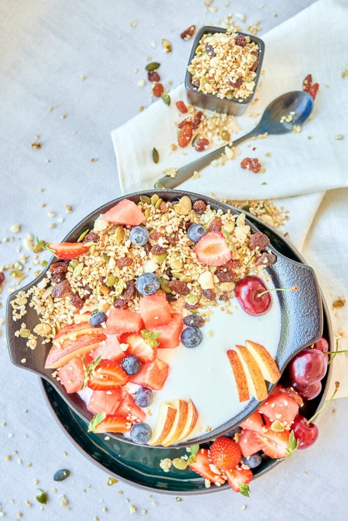 Eriti krõbe toortatramüsli parapähklite ja kõrvitsaseemnetega