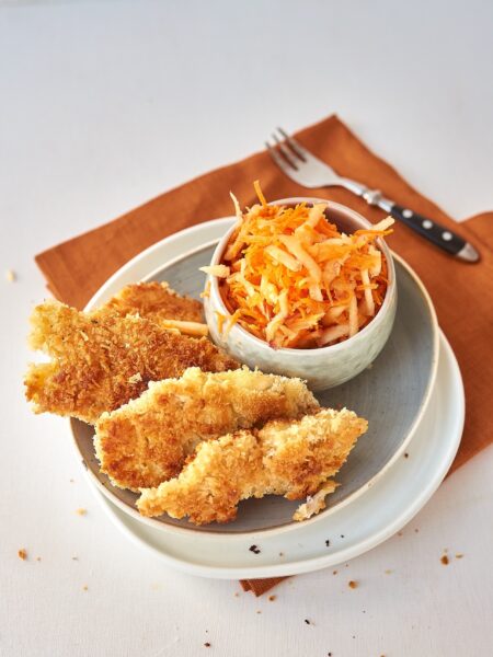 Krõbekana palad ja porgandisalat