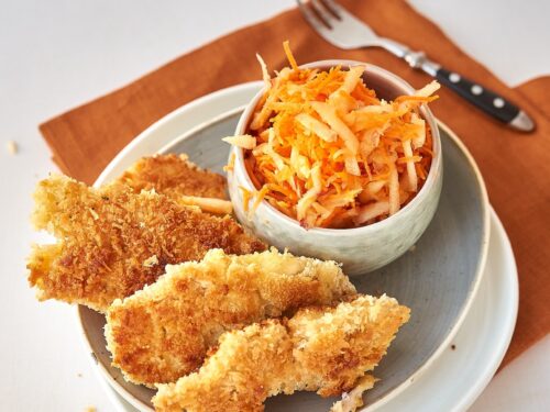 Krõbekana palad ja porgandisalat