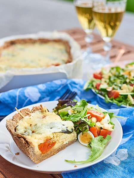Quiche karulaugu ja feta juustuga