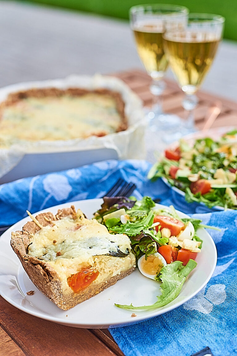 Quiche karulaugu ja feta juustuga