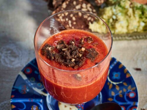 Paprika-gazpacho